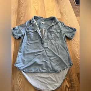 A new half button down demon shirt